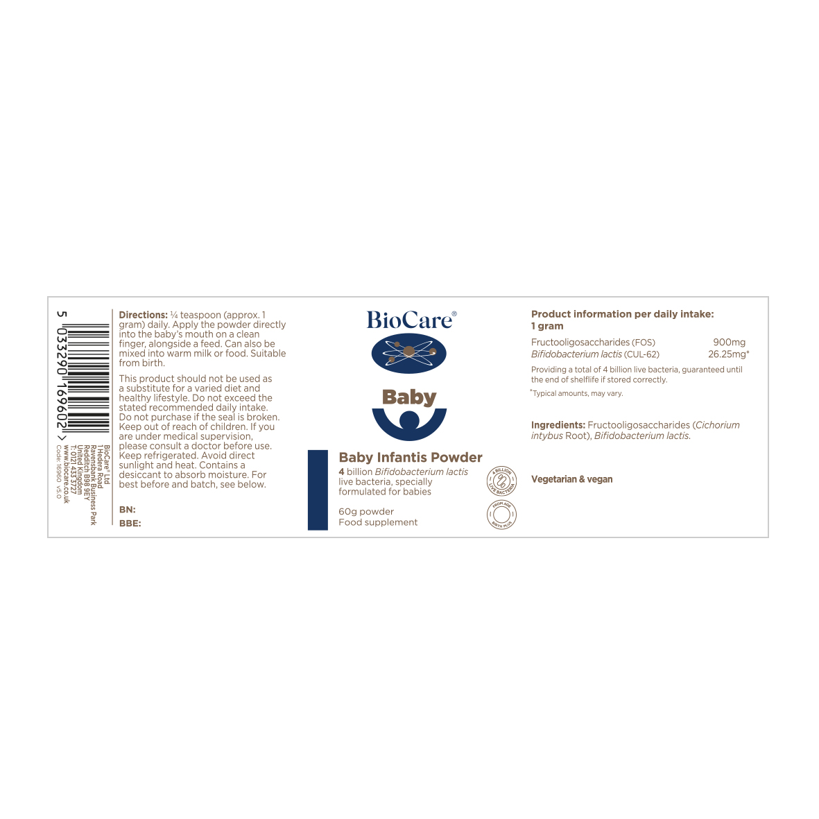Baby Infantis Powder 60g